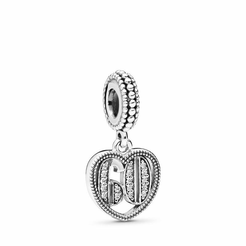 Talismane Pandora 60th Birthday Argint (BeZwq83p)